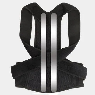 Black Heavy Duty Posture Corrector Belt