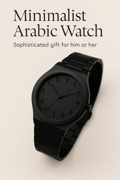 Arabic Aura 2025 Men’s Watch Black